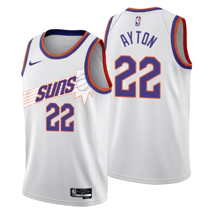 Deandre Ayton Phoenix Suns 2022-23 White City Edition Jersey