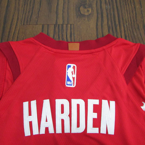 James Harden 13 Houston Rockets 2019 Red Earned Edition Swingman Jersey