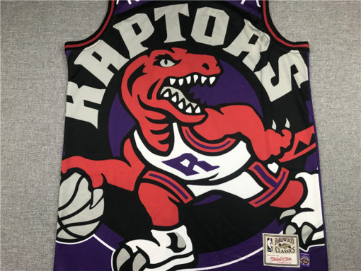 Tracy McGrady 1 Toronto Raptors Retro Team Big Face Purple Jersey
