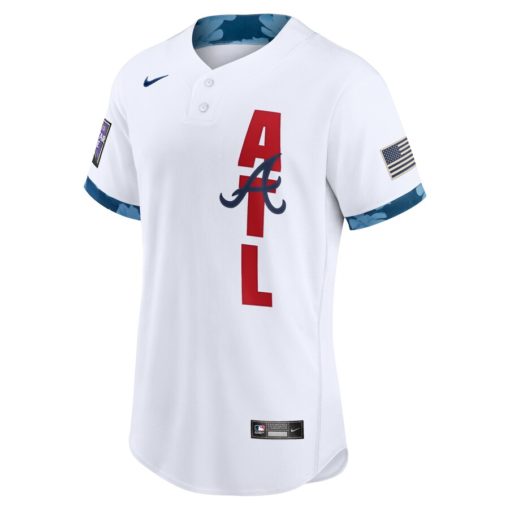 Men's Atlanta Braves White 2021 MLB All-Star Game Jersey