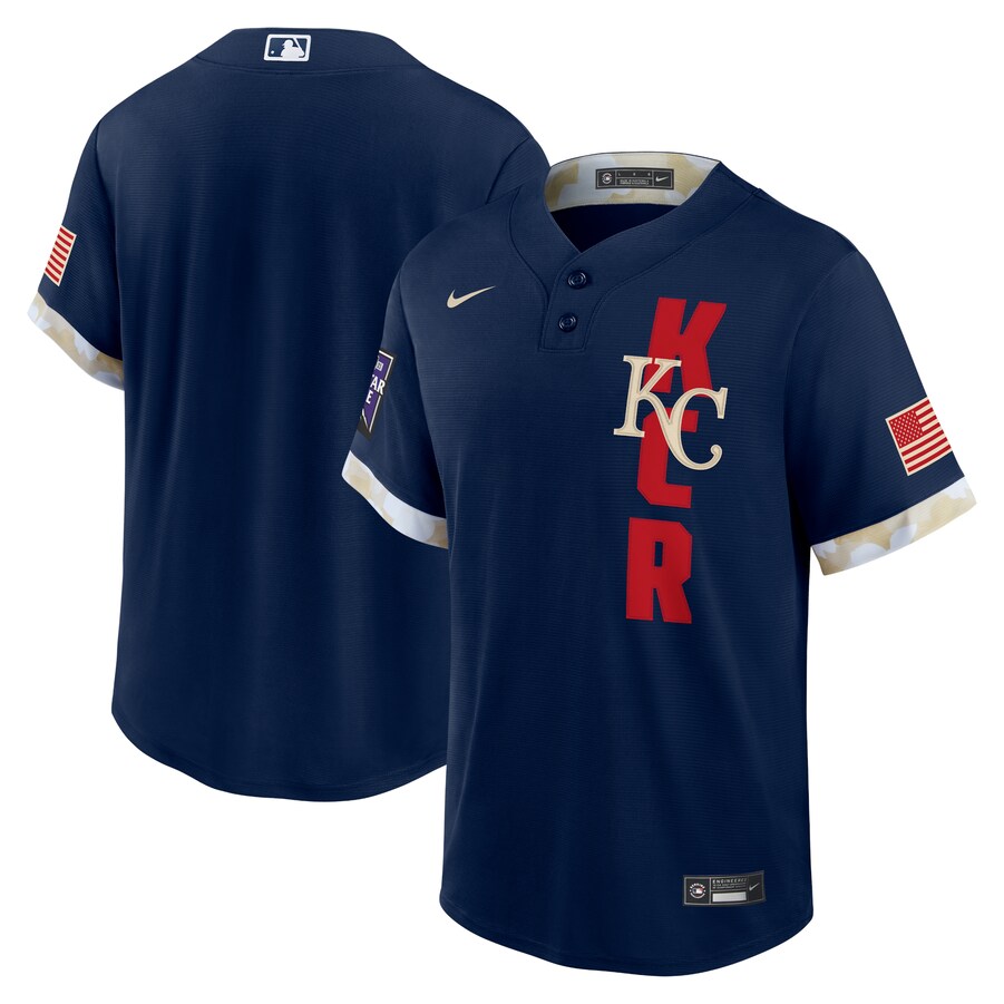 Men's Kansas City Royals Navy 2021 MLB All-Star Game Jersey