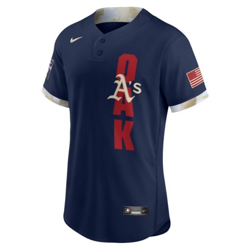 Men's Oakland Athletics Navy 2021 MLB All-Star Game Custom Jersey