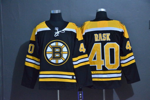 Men's Boston Bruins Black Custom Jersey