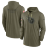 Tennessee Titans 2022 Salute To Service Tonal Pullover Hoodie Olive