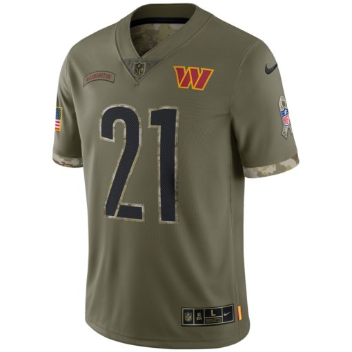 Men's Washington Commanders Sean Taylor Olive 2022 Salute To Service Retired Player Limited Jersey