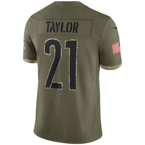 Men's Washington Commanders Sean Taylor Olive 2022 Salute To Service Retired Player Limited Jersey