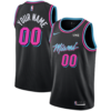 Kevin Love #42 Miami Heat Custom 2019-20 Vice Night Black Swingman Jersey