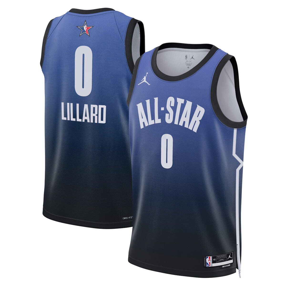 NBA  Team 1 All-Star 2023 Swingman Jersey - Blue - Damian Lillard - Mens