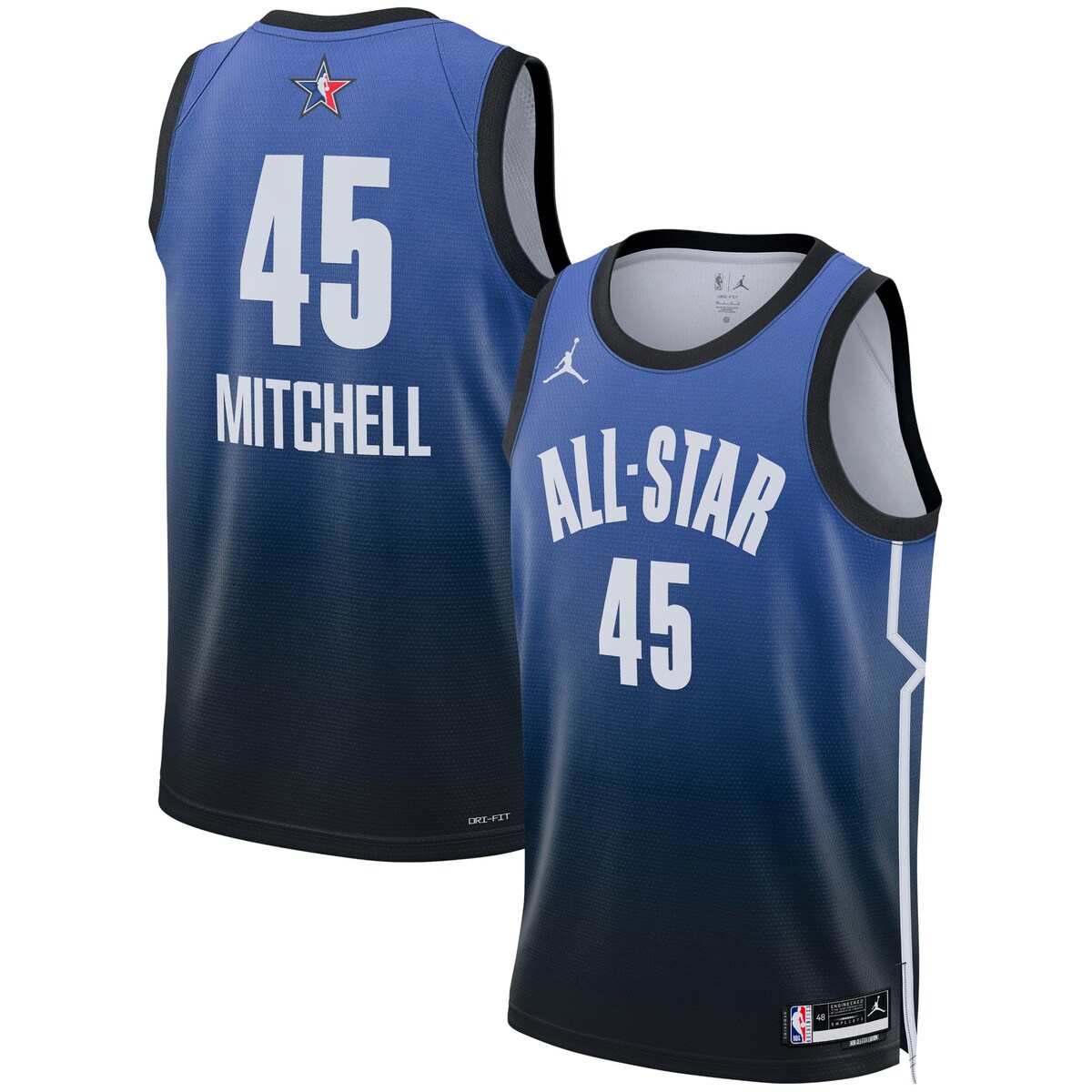 NBA  Team 1 All-Star 2023 Swingman Jersey - Blue - Donovan Mitchell - Mens