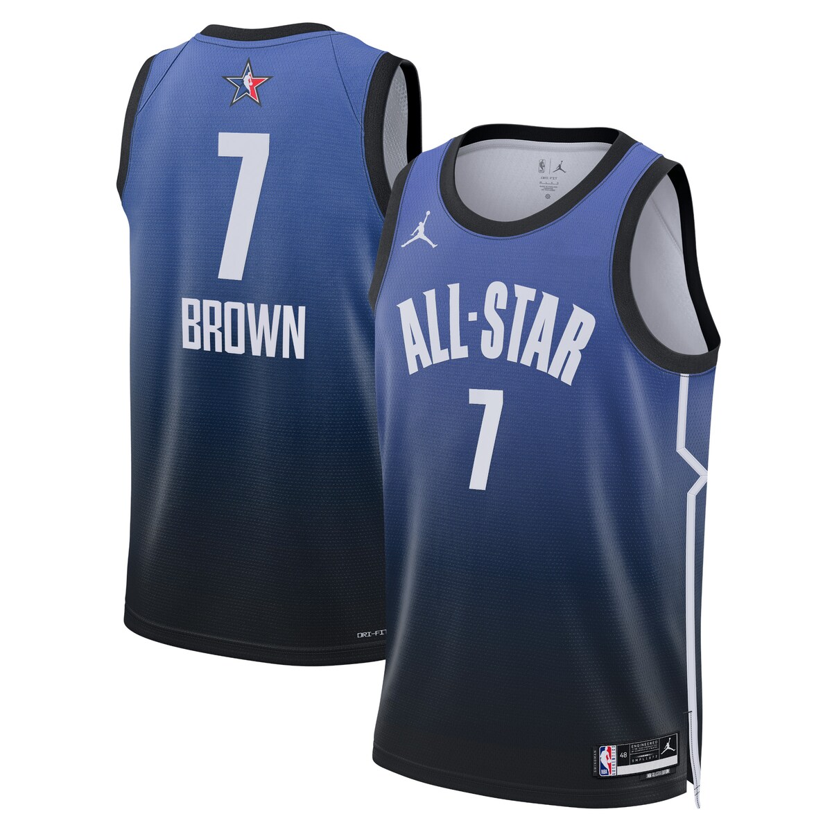 NBA  Team 1 All-Star 2023 Swingman Jersey - Blue - Jaylen Brown - Mens