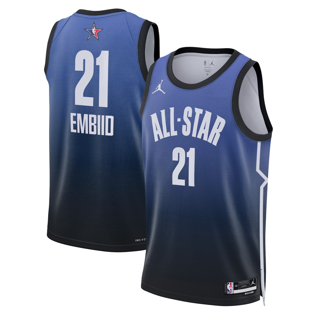 NBA  Team 1 All-Star 2023 Swingman Jersey - Blue - Joel Embiid - Mens
