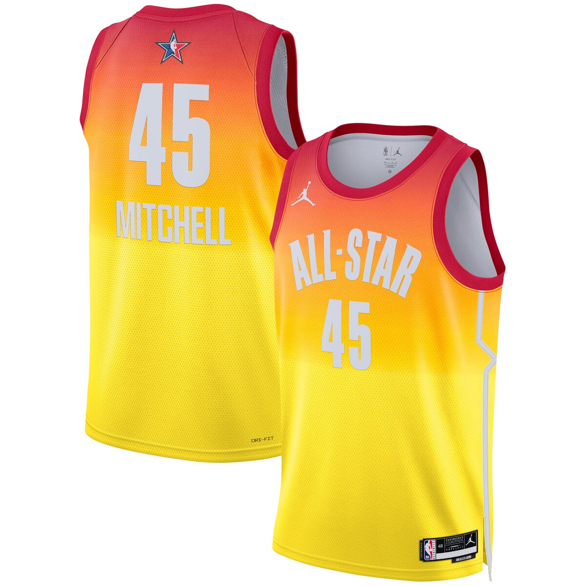 NBA  Team 2 All-Star 2023 Swingman Jersey - Orange - Donovan Mitchell - Mens