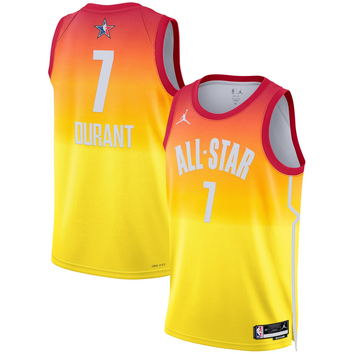 NBA  Team 2 All-Star 2023 Swingman Jersey - Orange - Kevin Durant - Mens