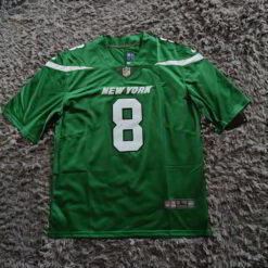 Aaron Rodgers #8 New York Jets Game Jersey – Gotham Green