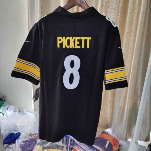 Kenny Pickett #8 Pittsburgh Steelers Vapor Limited Jersey - Black back