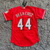 Cincinnati Reds #44 Elly De La Cruz Red Alternate Jersey- back