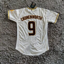 Jake Cronenworth #9 San Diego Padres White Player Jersey - back