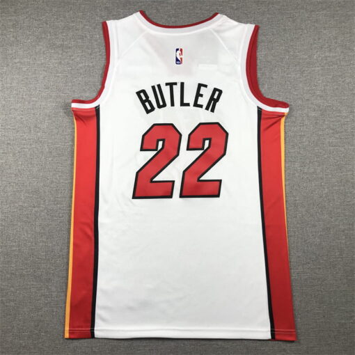 Jimmy Butler 22 Miami Heat White 2023 Swingman Jersey - Association Edition