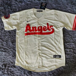 Zach Neto 9 Los Angeles Angels 2022 City Connect Replica Player Jersey - Cream