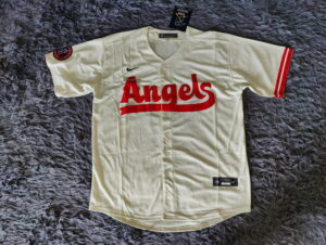 Zach Neto 9 Los Angeles Angels 2022 City Connect Replica Player Jersey - Cream