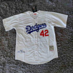 Men’s Brooklyn Dodgers Jackie Robinson M&N 1955 Cooperstown Collection Jersey