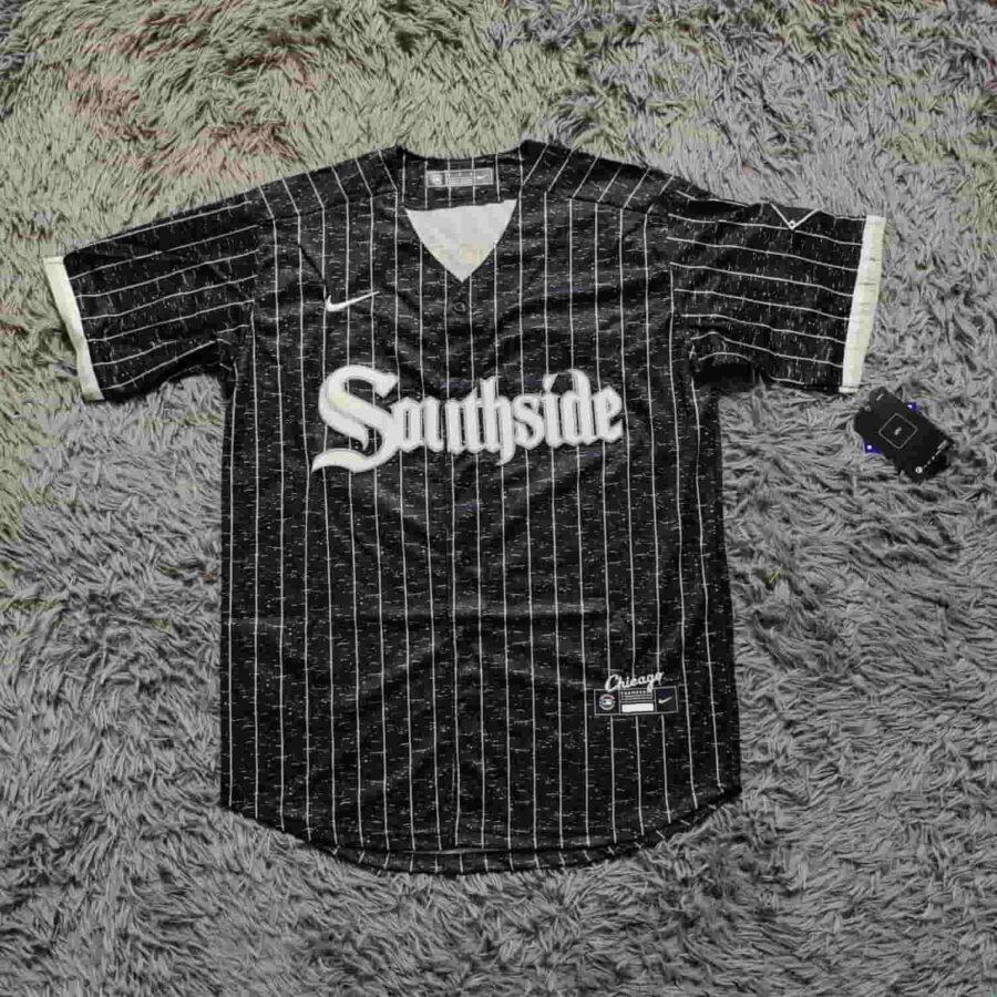 Yoan Moncada #10 Chicago White Sox Black 2021 City Connect Jersey