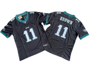 A.J. Brown Philadelphia Eagles Black Vapor Limited Jersey