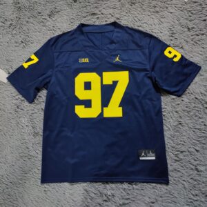 Aidan Hutchinson Michigan Wolverines Player Game Jersey - Navy