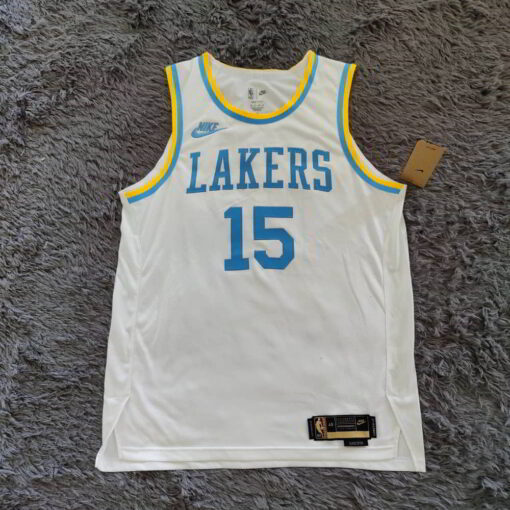Austin Reaves 15 Los Angeles Lakers 2022-23 Classic Edition White Jersey