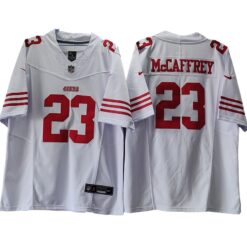 Christian McCaffrey 23 San Francisco 49ers Vapor F.U.S.E. Limited Jersey - White