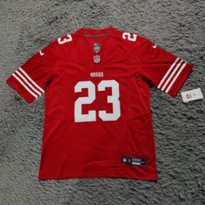 Christian McCaffrey 23 San Francisco 49ers Vapor F.U.S.E. Limited Jersey – Scarlet