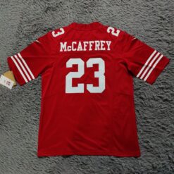 Christian McCaffrey 23 San Francisco 49ers Vapor F.U.S.E. Limited Jersey – Scarlet - back