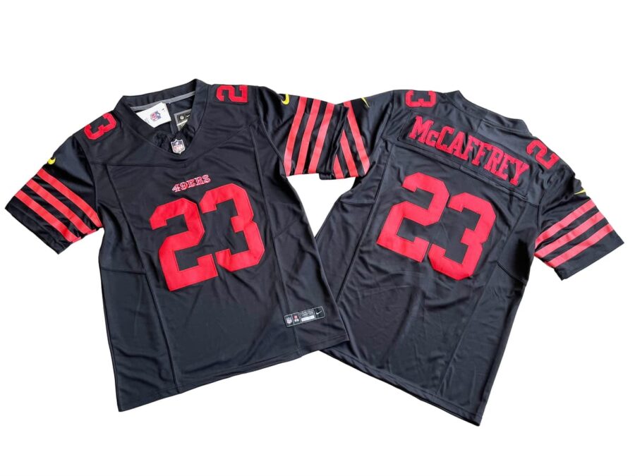 Christian McCaffrey San Francisco 49ers Black Vapor Limited Jersey