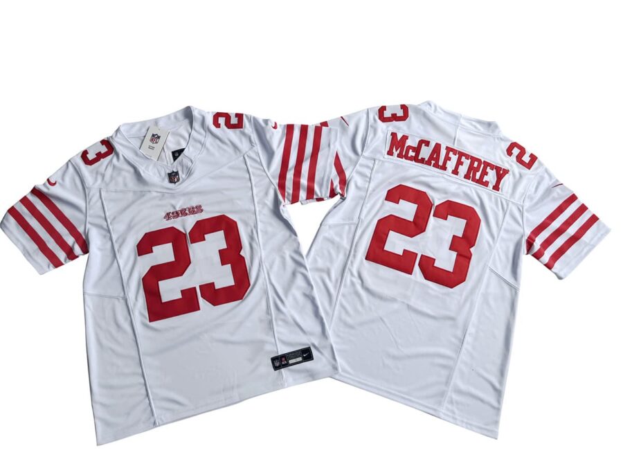 Christian McCaffrey San Francisco 49ers White Vapor Limited Jersey