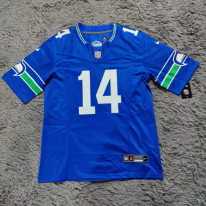 DK Metcalf 14 Seattle Seahawks Throwback Vapor F.U.S.E. Limited Jersey - Royal