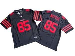 George Kittle San Francisco 49ers Black Vapor Limited Jersey