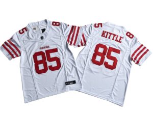 George Kittle San Francisco 49ers White Vapor Limited Jersey