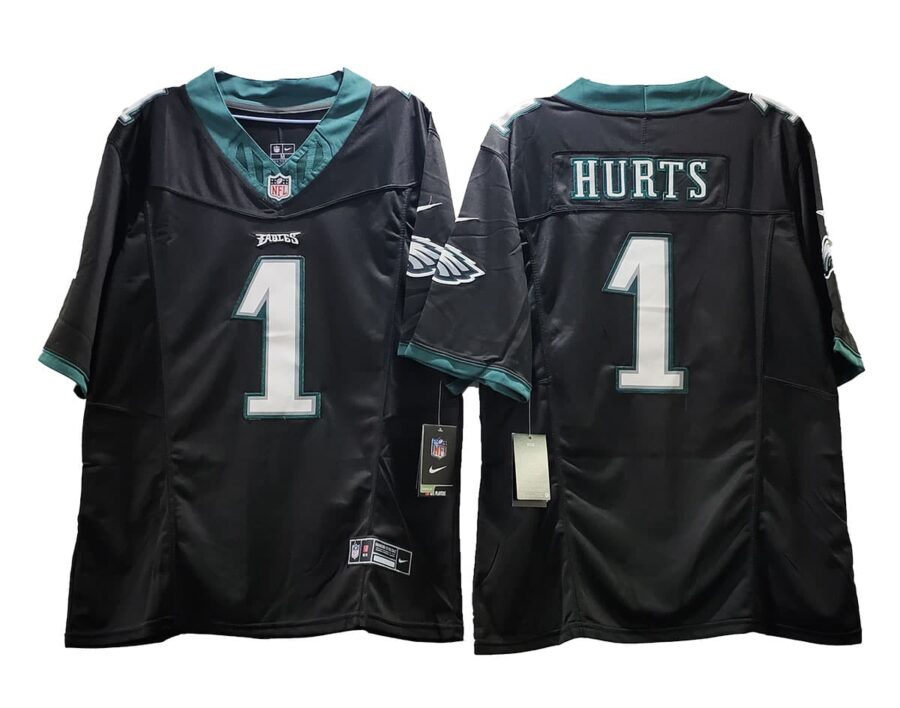 Jalen Hurts 1 Philadelphia Eagles Vapor F.U.S.E. Limited Jersey - Black