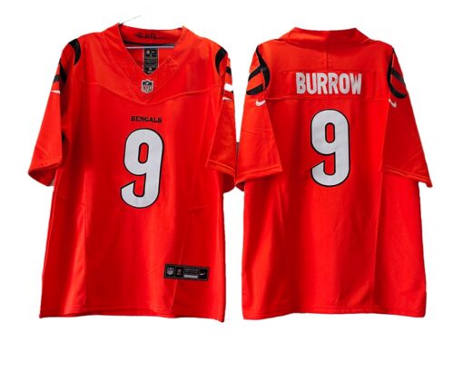 Joe Burrow 9 Cincinnati Bengals Vapor F.U.S.E. Limited Jersey - Orange