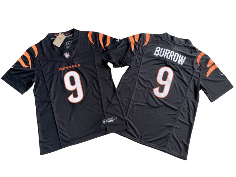 Joe Burrow Cincinnati Bengals Black Vapor Limited Jersey