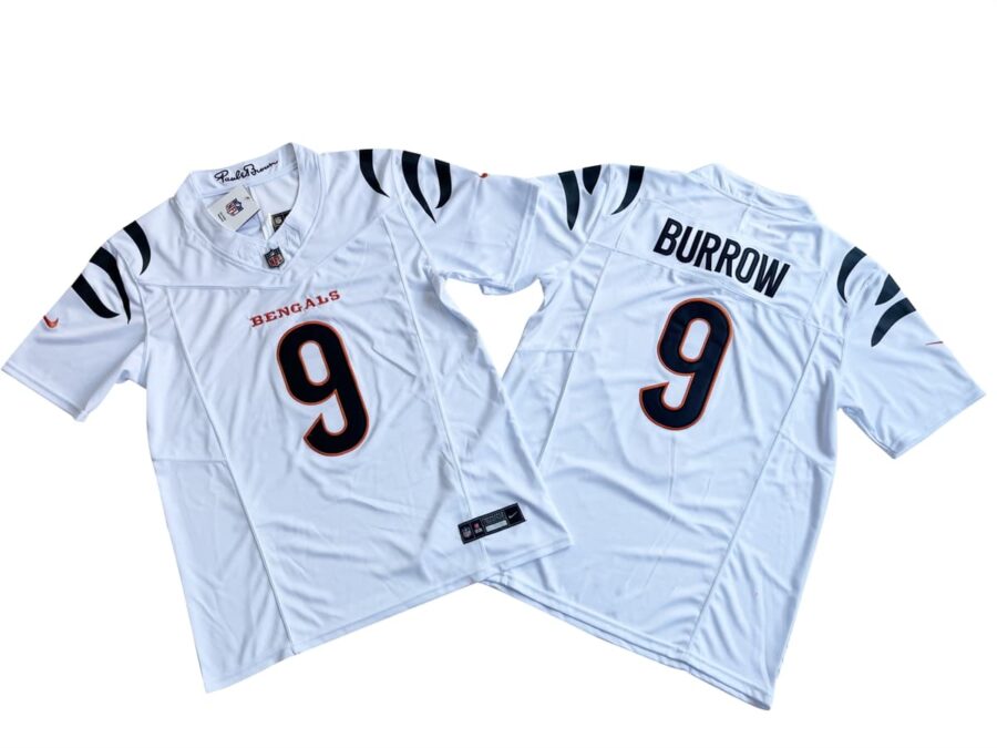 Joe Burrow Cincinnati Bengals White Vapor Limited Jersey