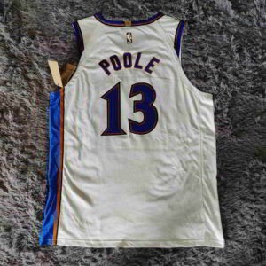 Jordan Poole 13 Washington Wizards Classic Edition Swingman Jersey - White - back