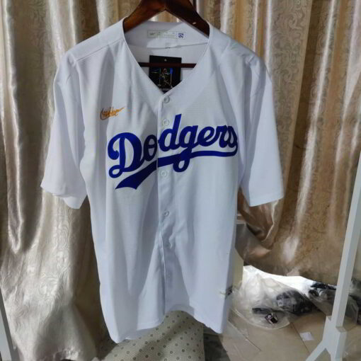 Los Angeles Dodgers #50 Mookie Betts White Cooperstown Jersey