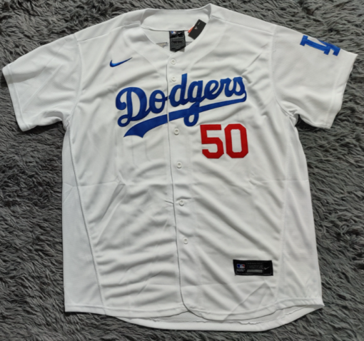 Los Angeles Dodgers Mookie Betts White Home Player Jersey
