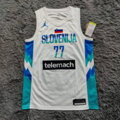 Luka Dončić Slovenia 2020 White Swingman Jersey