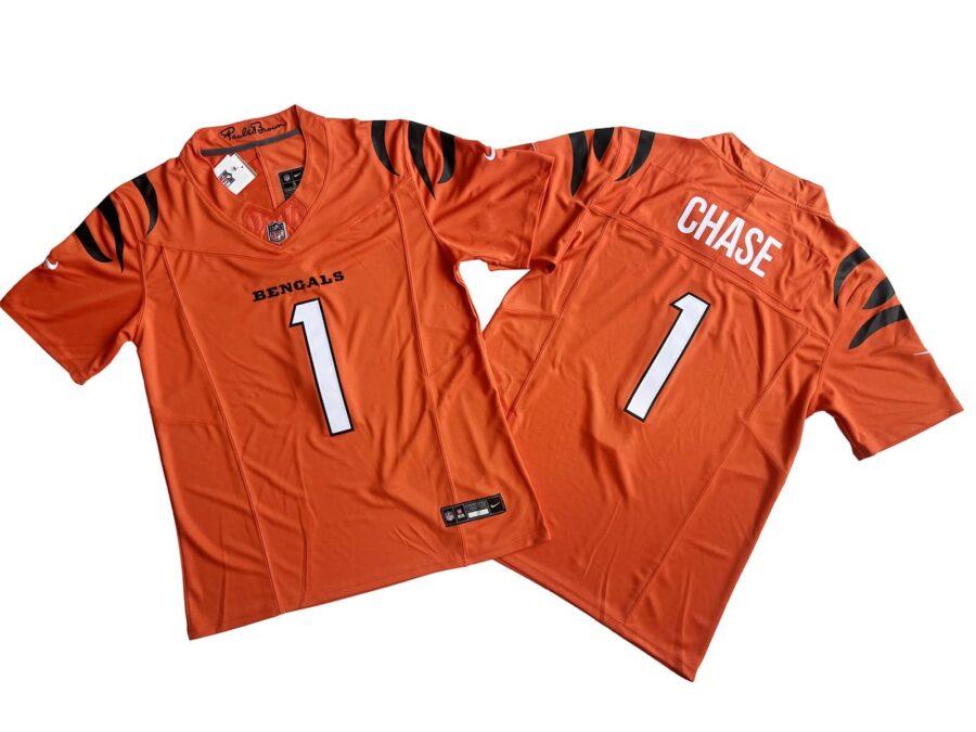 Marr Chase Cincinnati Bengals Orange Vapor Limited Jersey