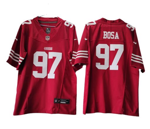 Nick Bosa 97 San Francisco 49ers Vapor F.U.S.E. Limited Jersey - Scralet