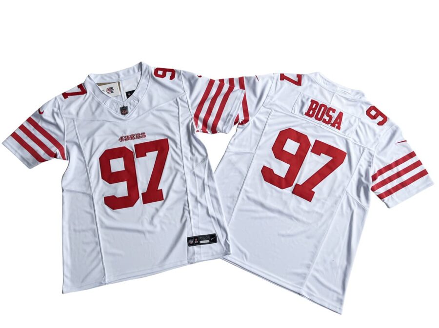 Nick Bosa San Francisco 49ers White Vapor Limited Jersey