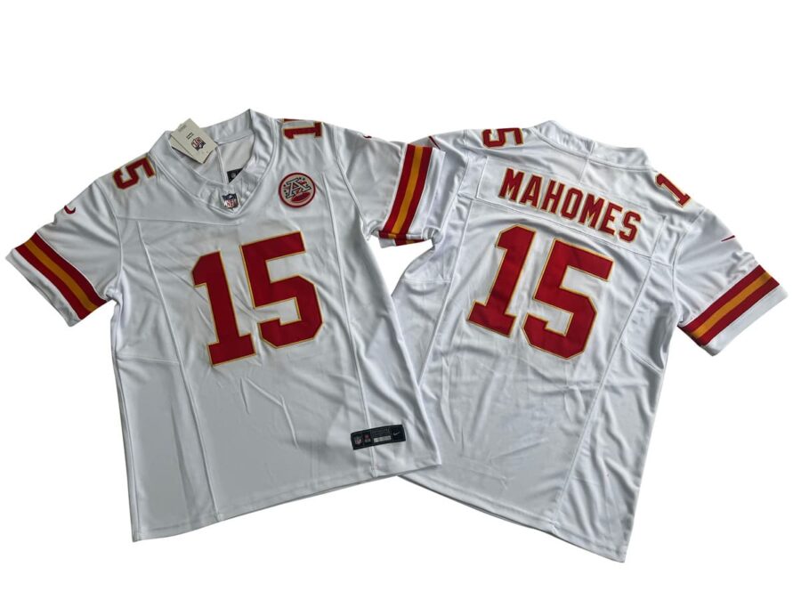 Patrick Mahomes Kansas City Chiefs White Vapor Limited Jersey