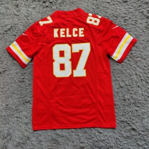 Travis Kelce 87 Kansas City Chiefs Vapor F.U.S.E. Limited Jersey – Red - back